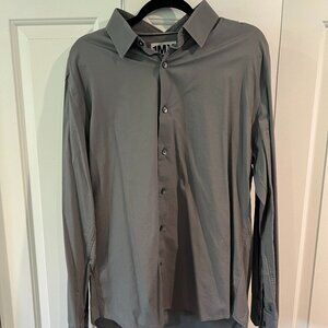 Express 1MX Extra Slim Fit Dress Shirt - Size XL (17-17 1/2)